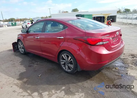 2014 Hyundai Elantra Limited из США, поврежденный, VIN 5NPDH4AE0EH493393